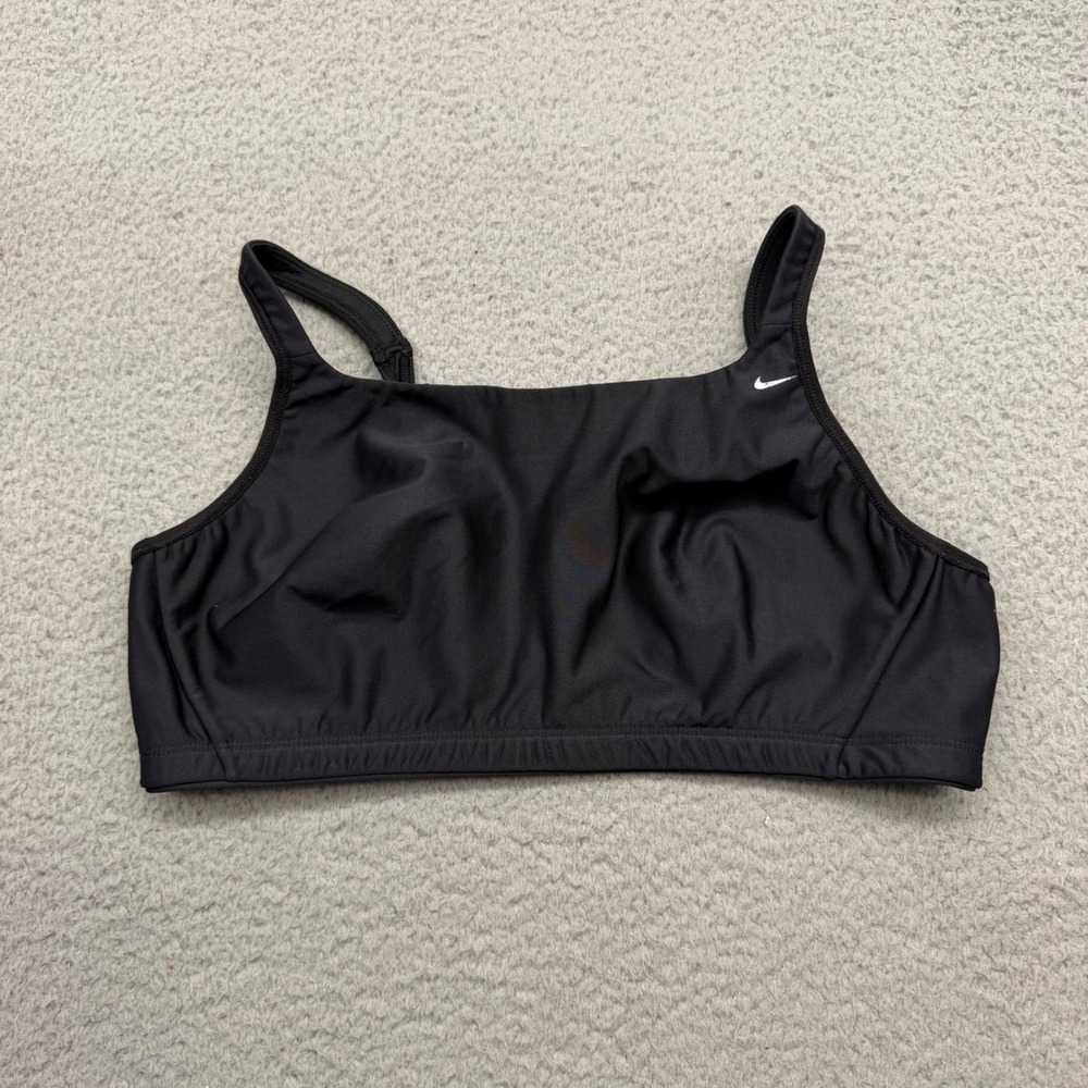 Nike 281113 Womens Size 38C Black Dri-FIT High Support Adjustable Sports Bra